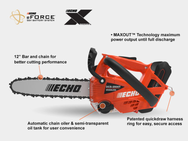 ECHO 56V DCS-2500 T Electric Chainsaw